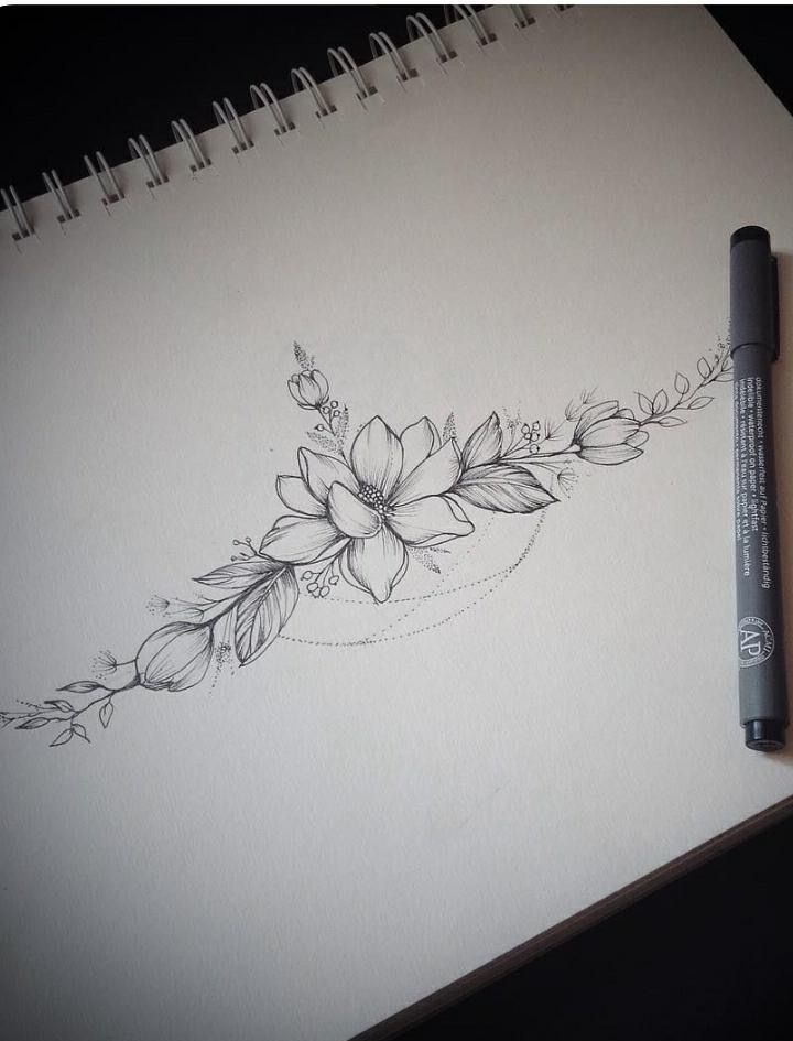 flowers tattoo