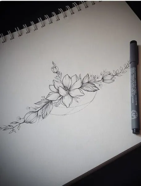 flowers tattoo