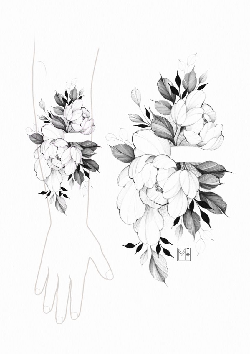 flowers tattoo