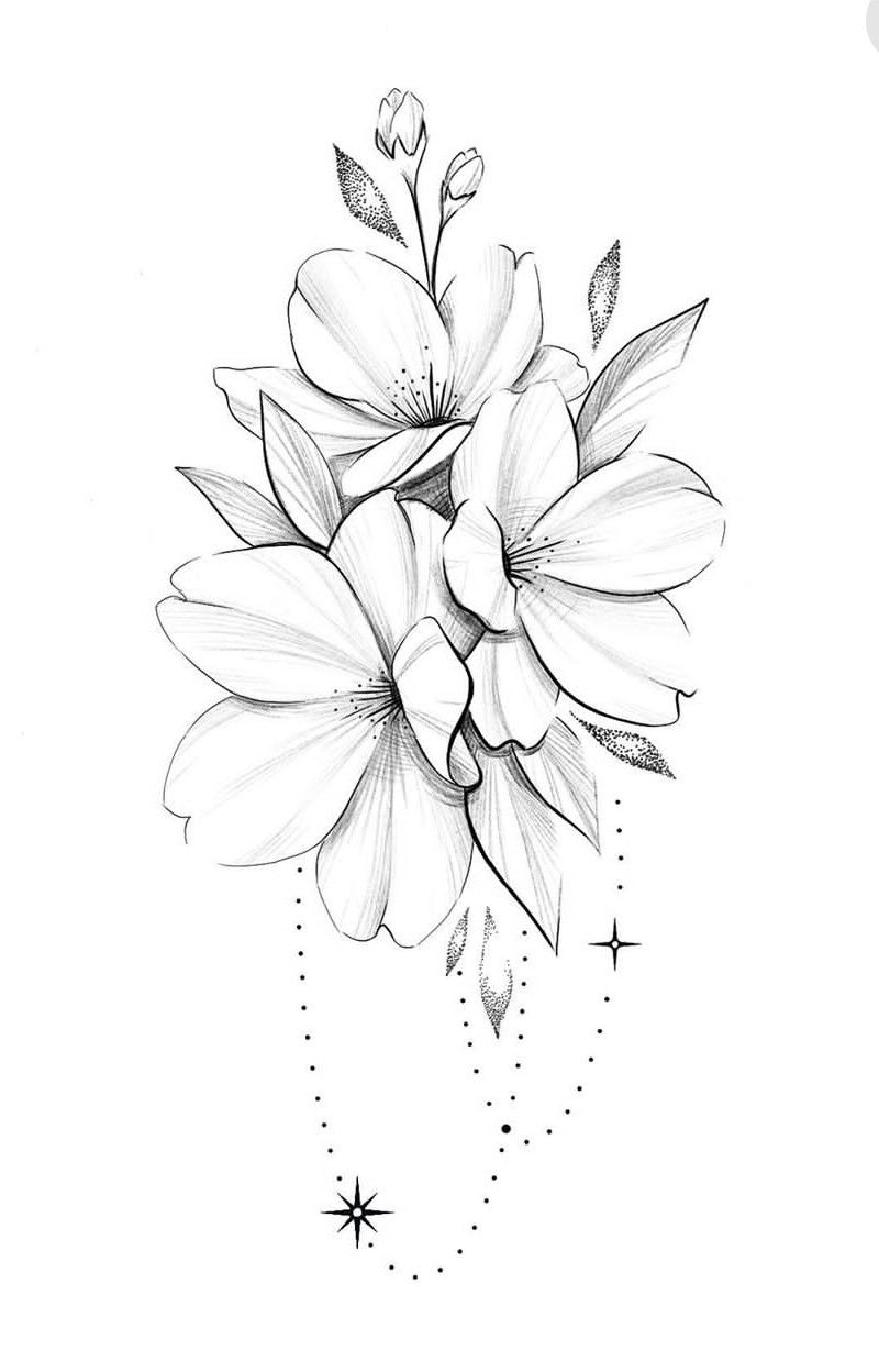 flowers tattoo