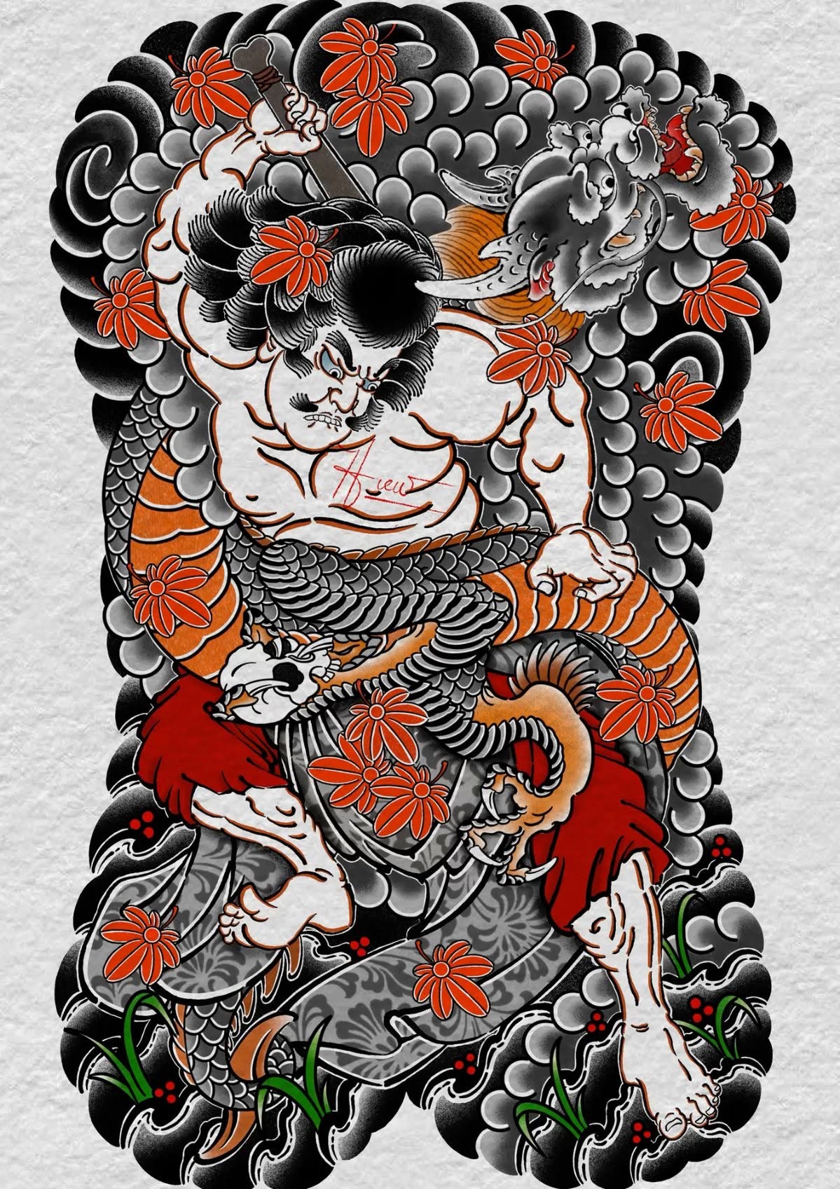 900+ ý tưởng hay nhất về Samurai tattoo trong 2026