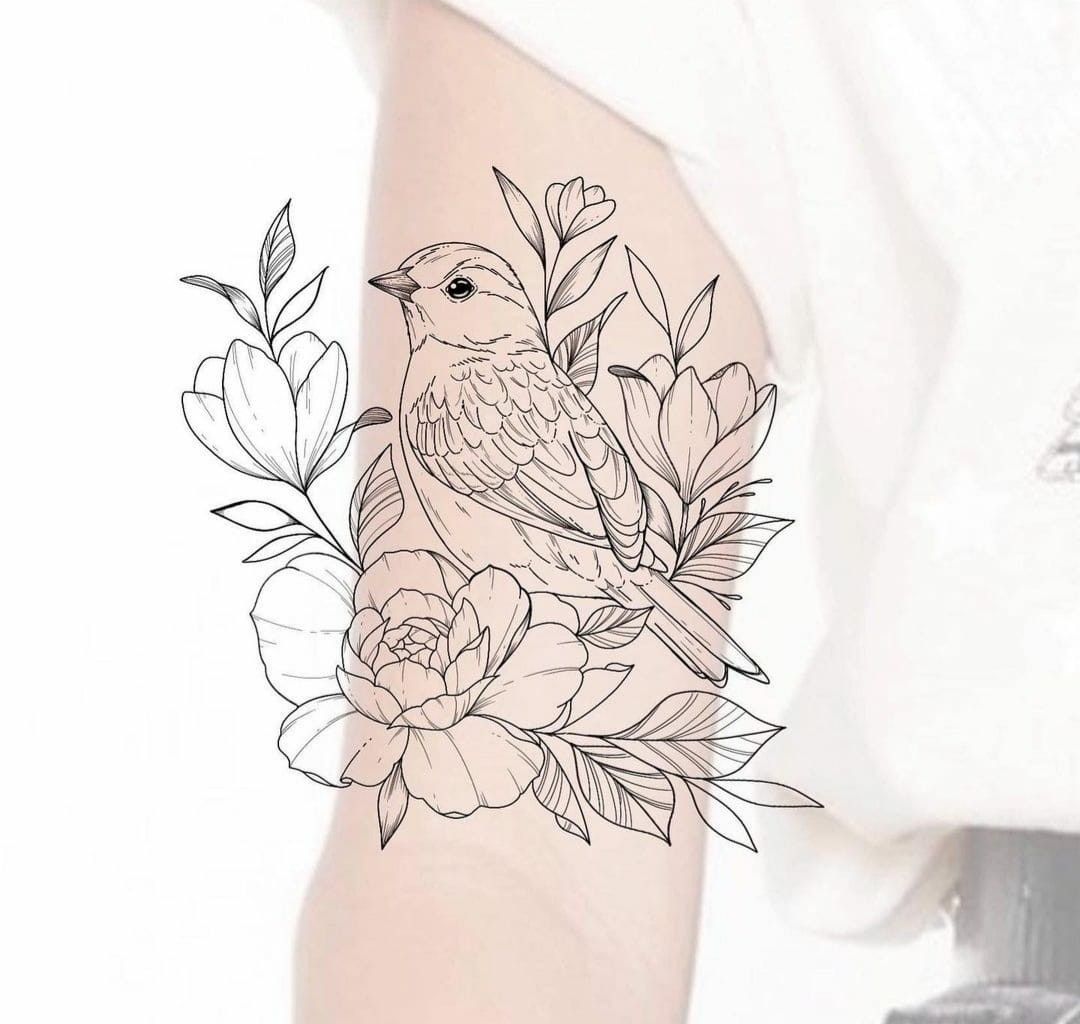 flowers tattoo