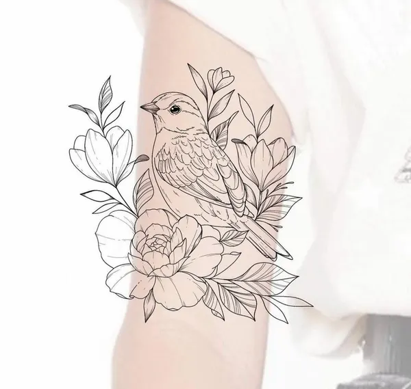 flowers tattoo