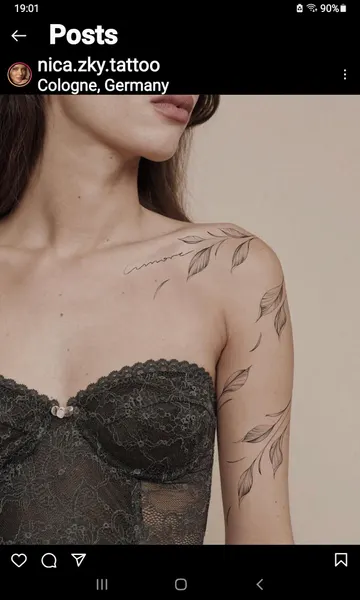 flowers tattoo