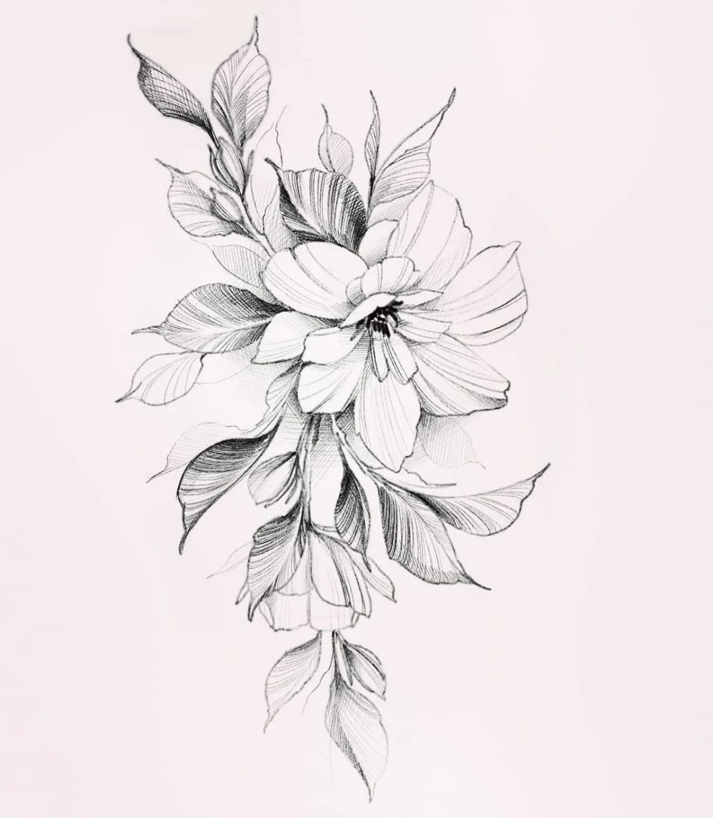 flowers tattoo