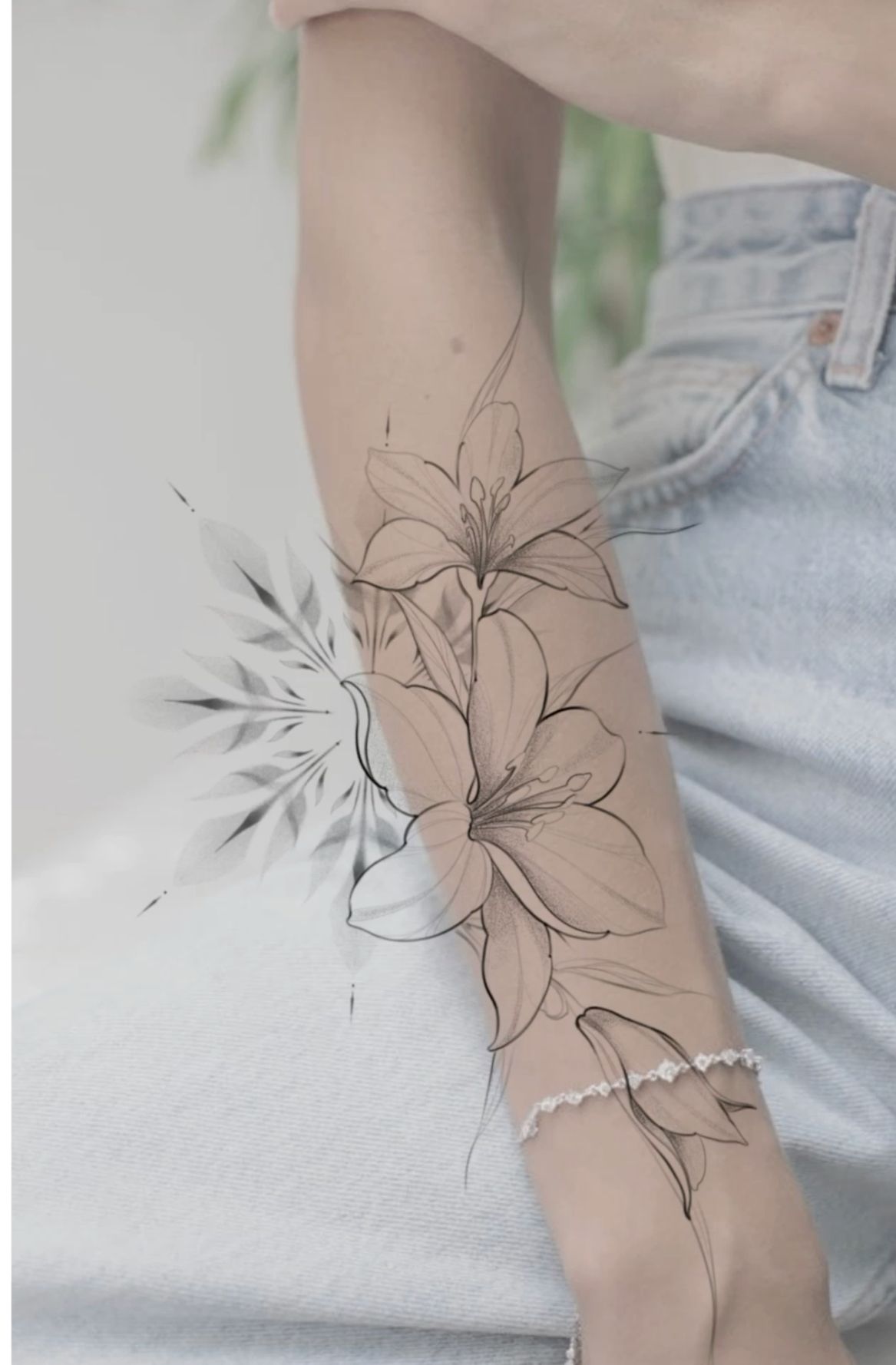 flowers tattoo