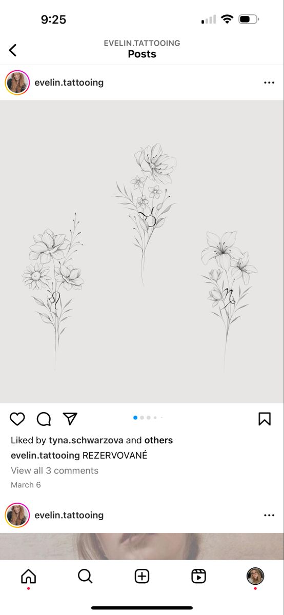 flowers tattoo