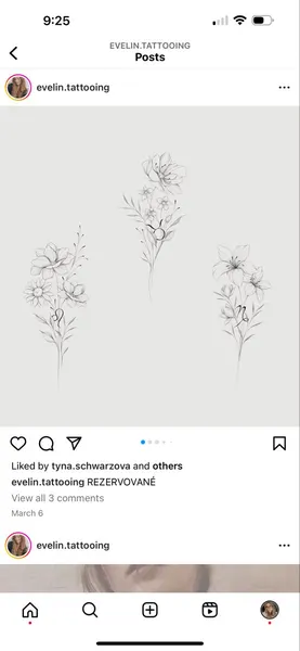 flowers tattoo