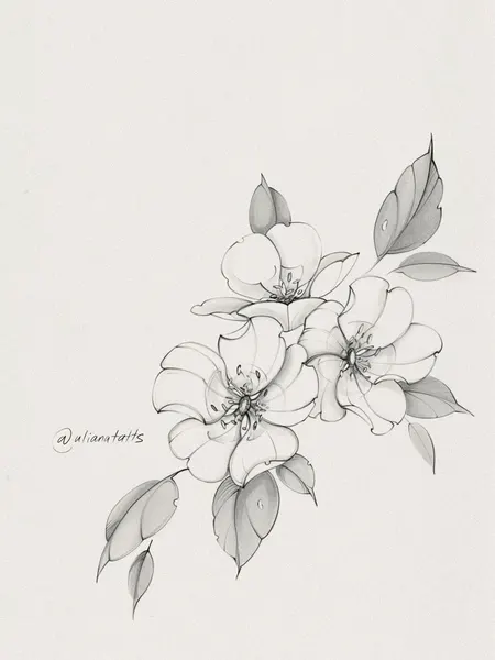 flowers tattoo idea