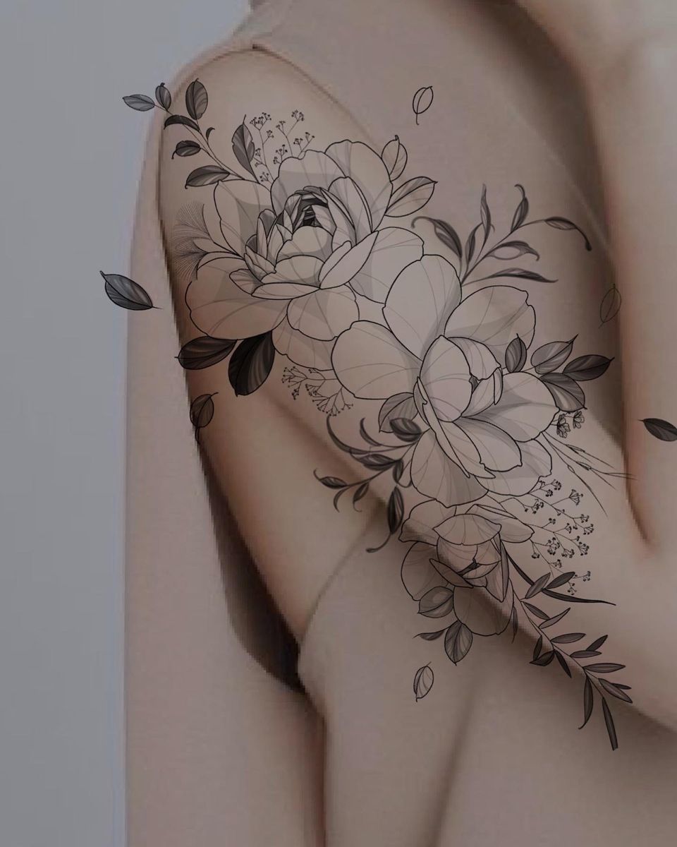 flowers tattoo