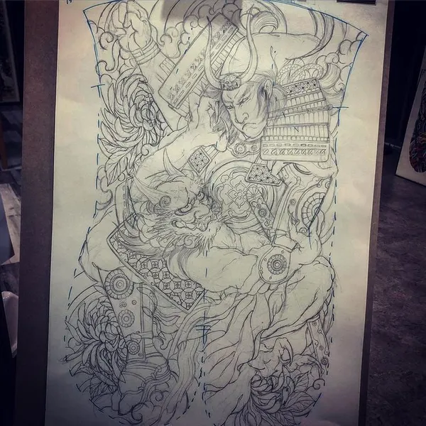 900+ ý tưởng hay nhất về Samurai tattoo trong 2026