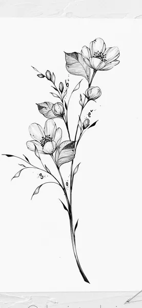 flowers tattoo