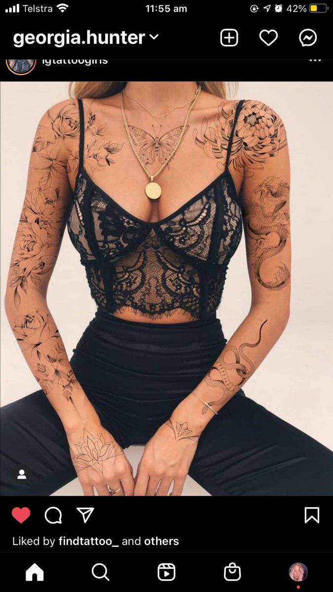 flowers tattoo