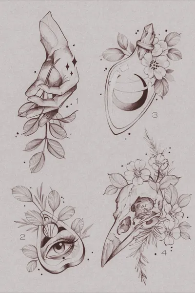 flowers tattoo