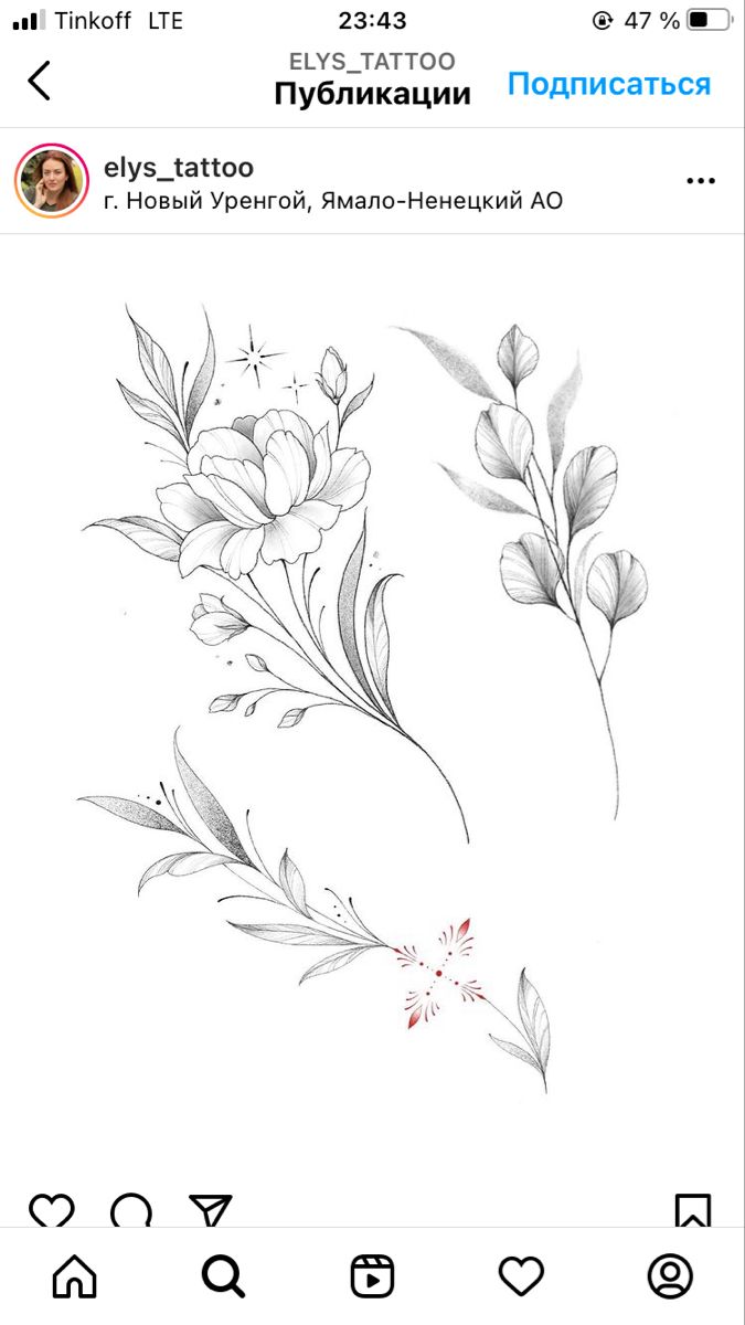 flowers tattoo