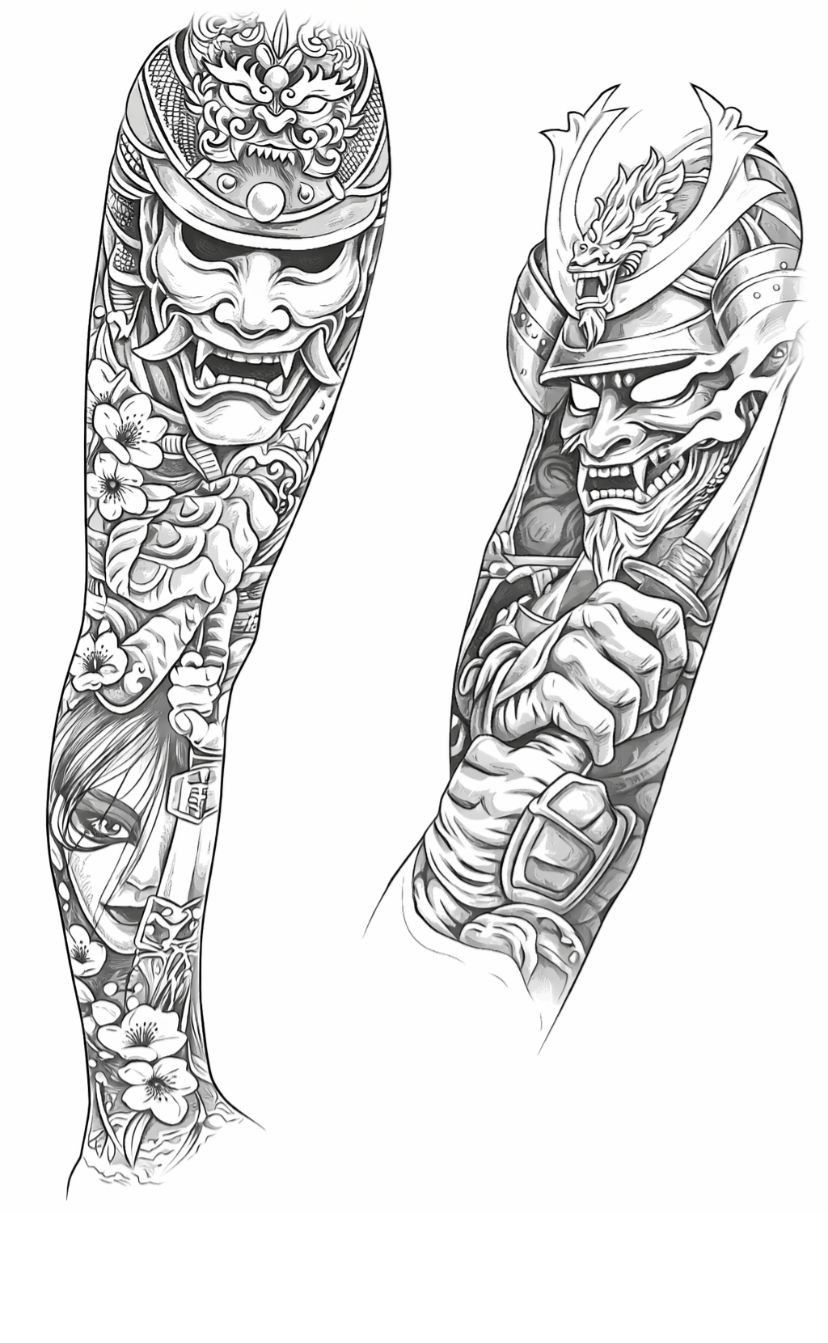 900+ ý tưởng hay nhất về Samurai tattoo trong 2026