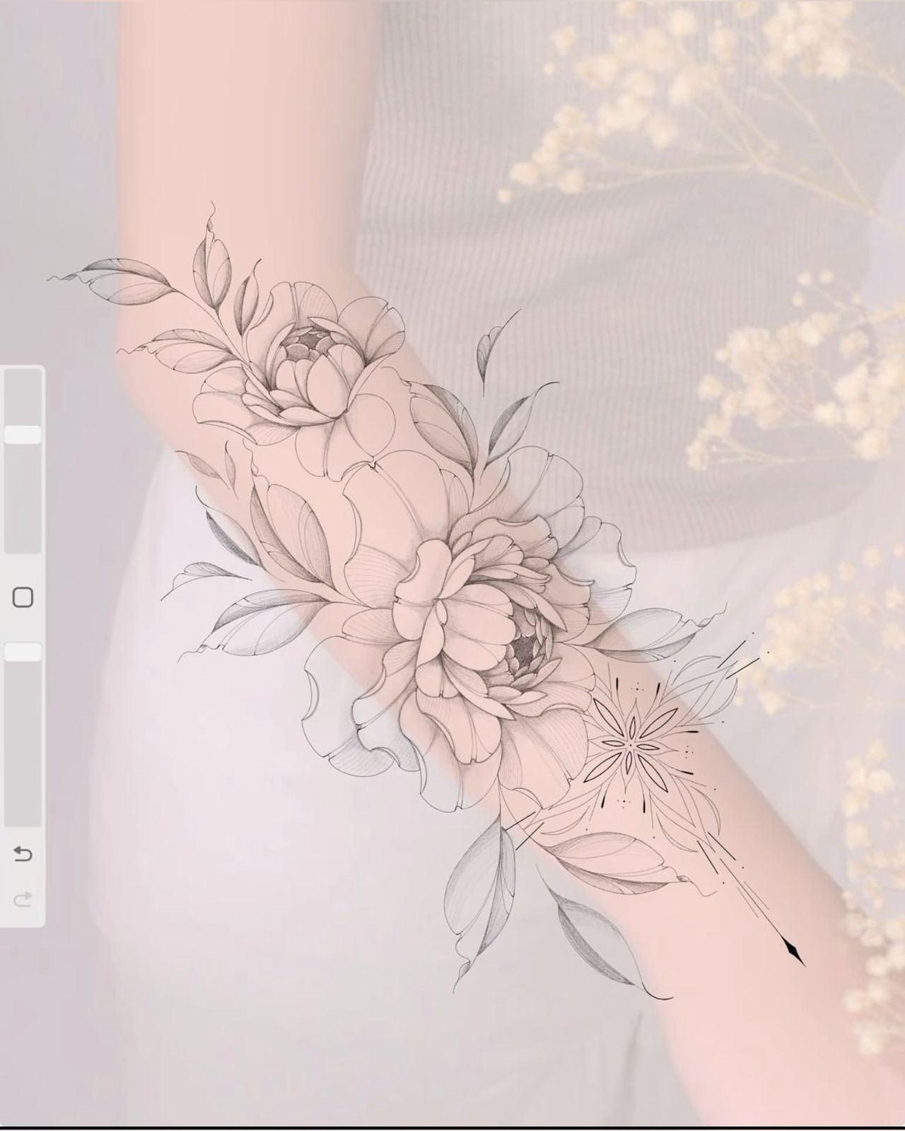 flowers tattoo