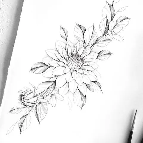 flowers tattoo
