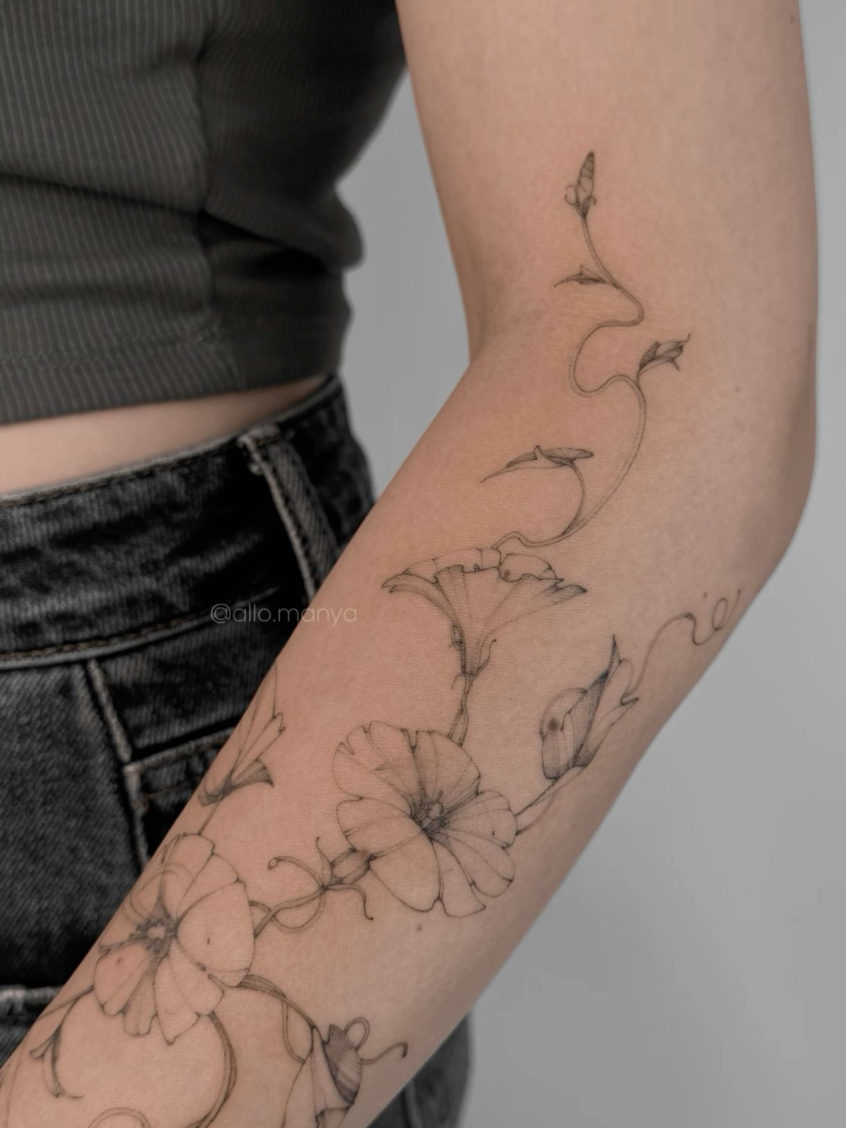 flowers tattoo