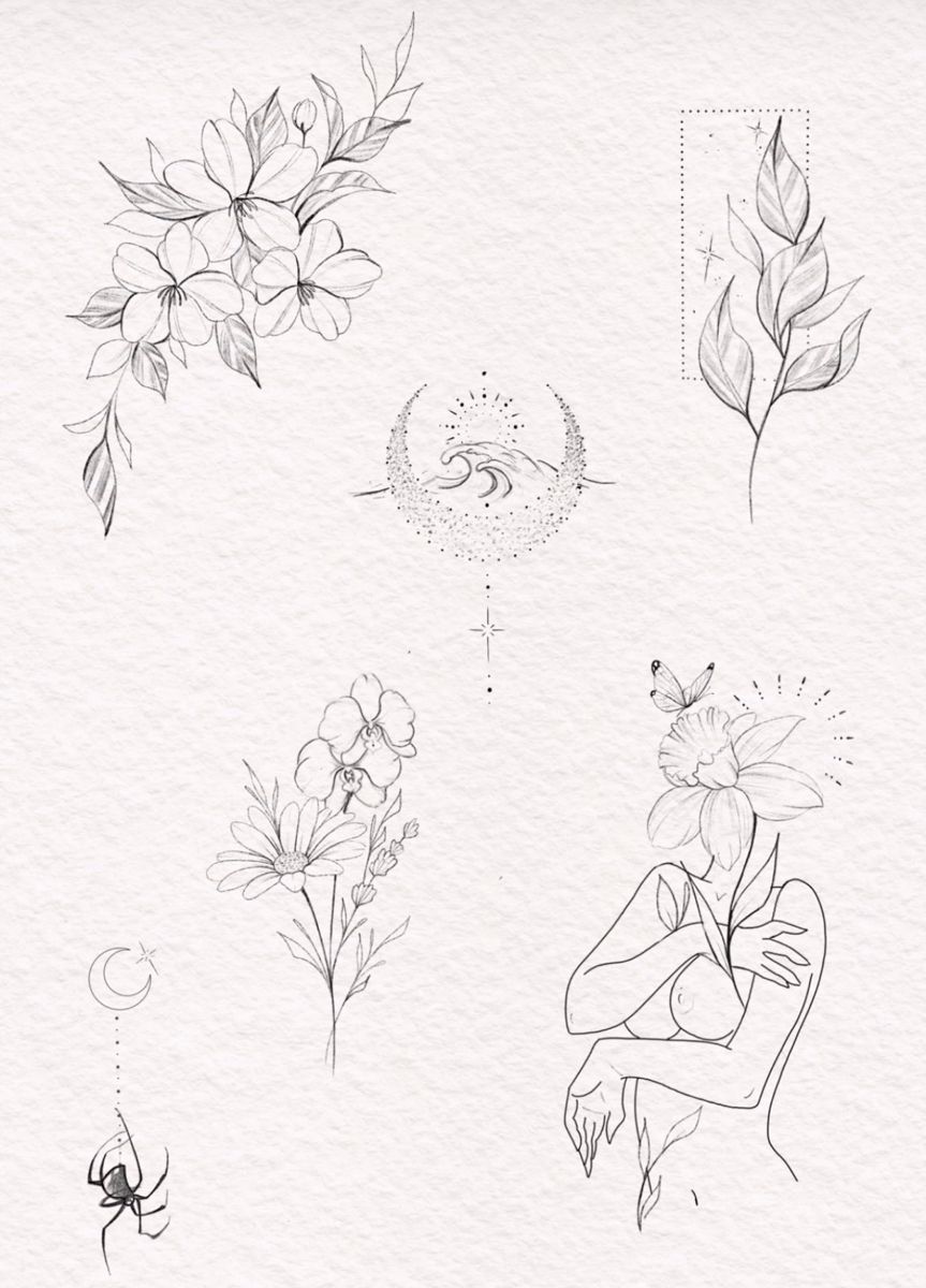 flowers tattoo