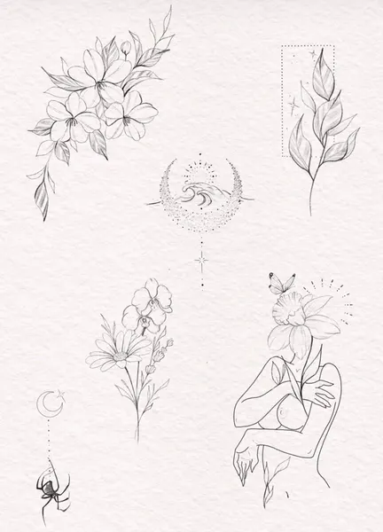 flowers tattoo