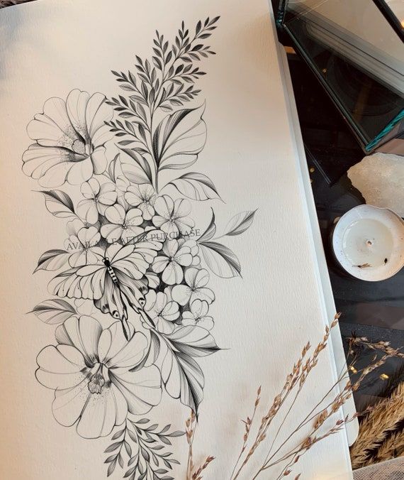 flowers tattoo
