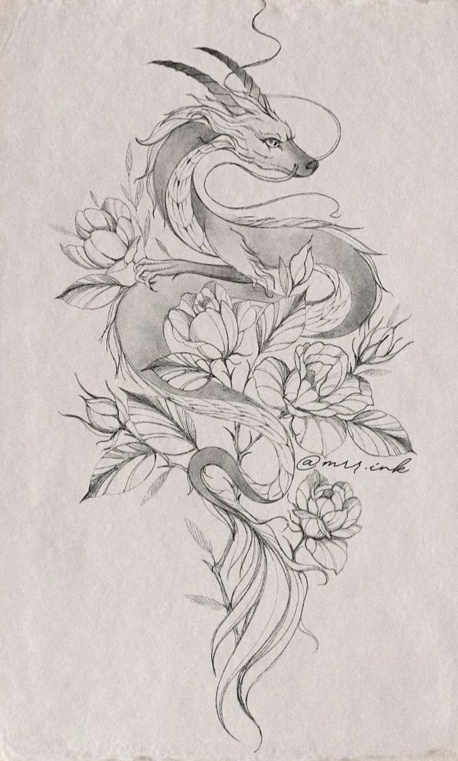 flowers tattoo