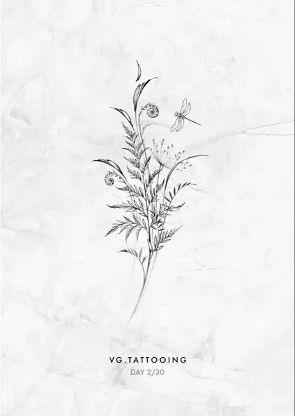 flowers tattoo