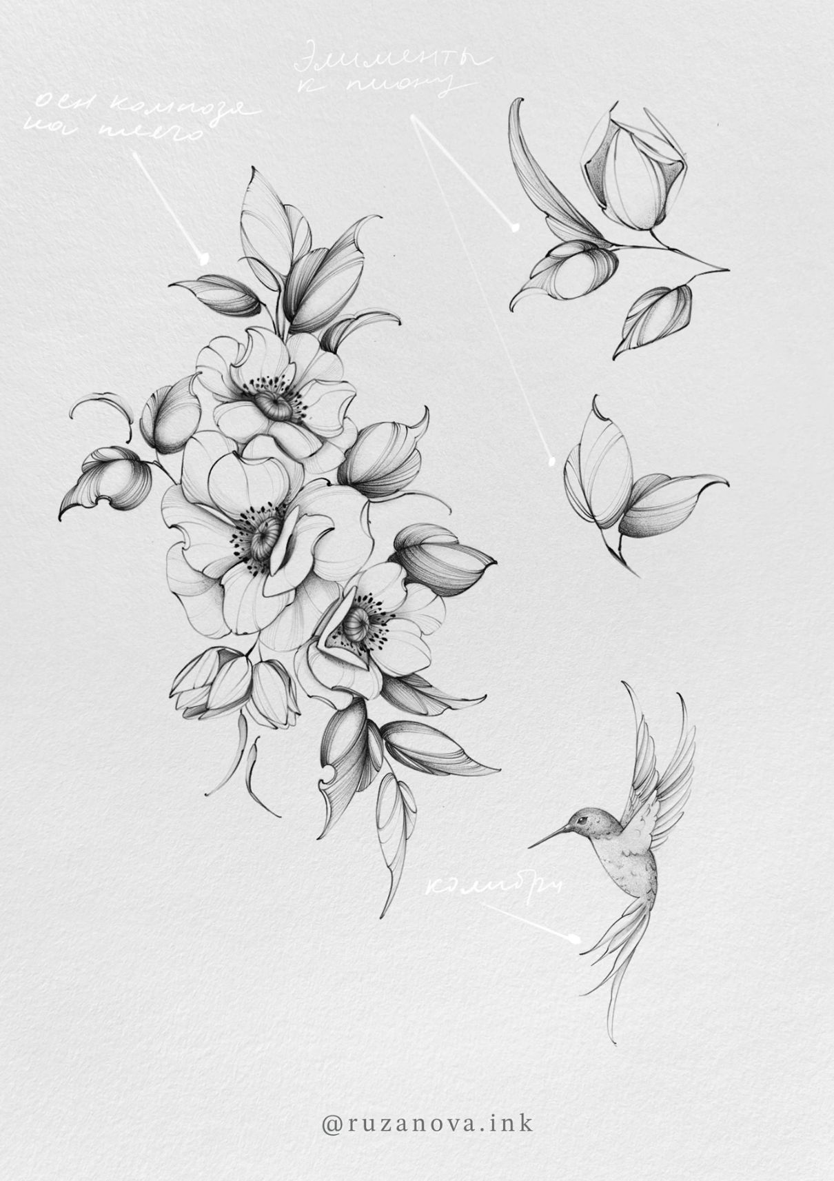 flowers tattoo