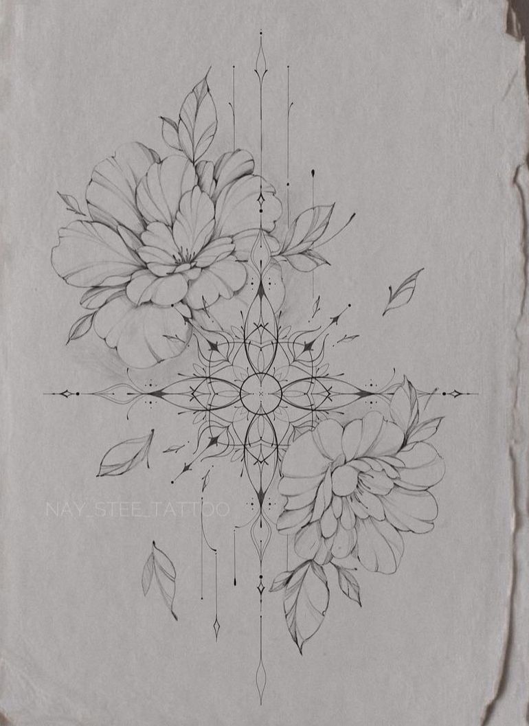 flowers tattoo