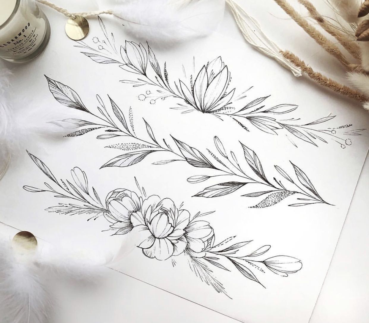 flowers tattoo