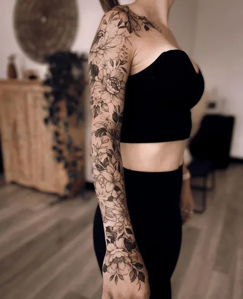 flowers tattoo