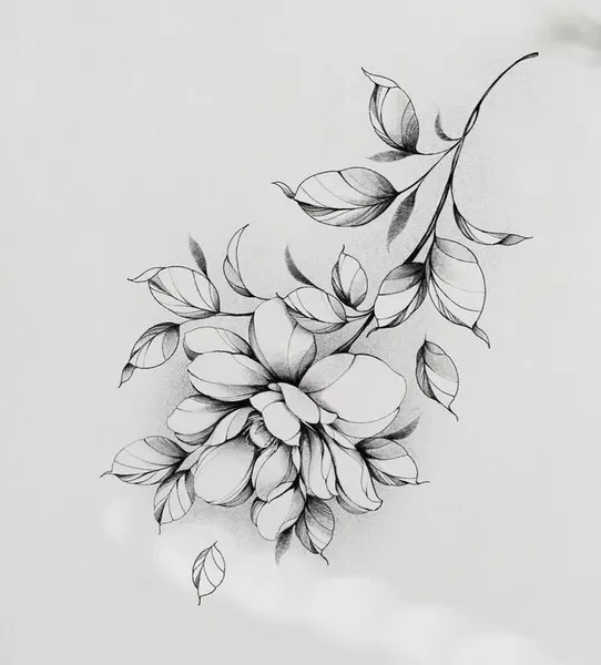 flowers tattoo
