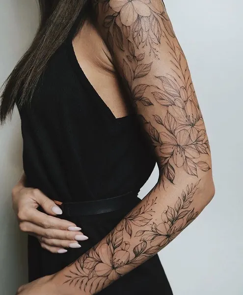 flowers tattoo