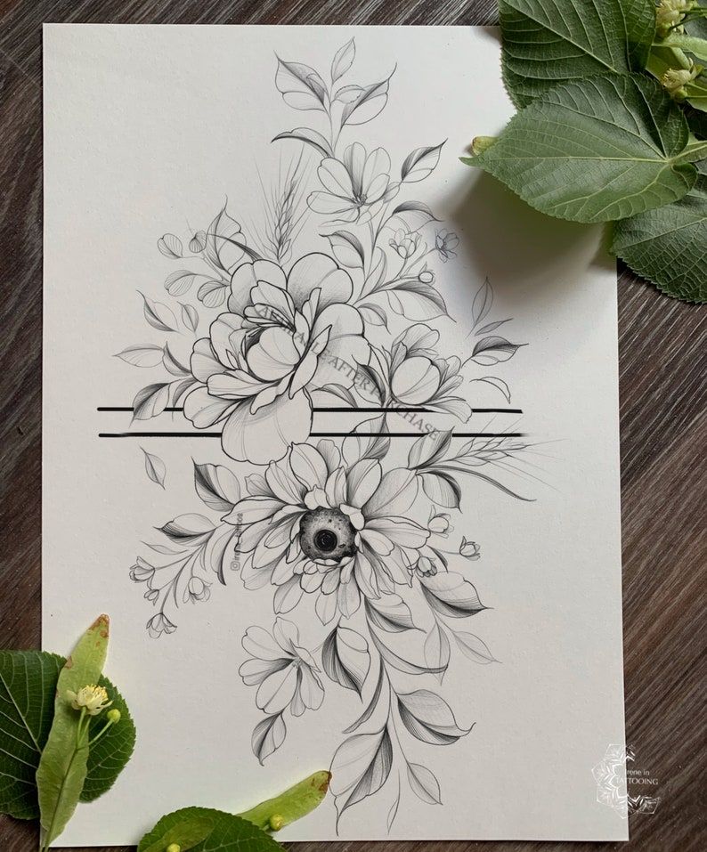 flowers tattoo