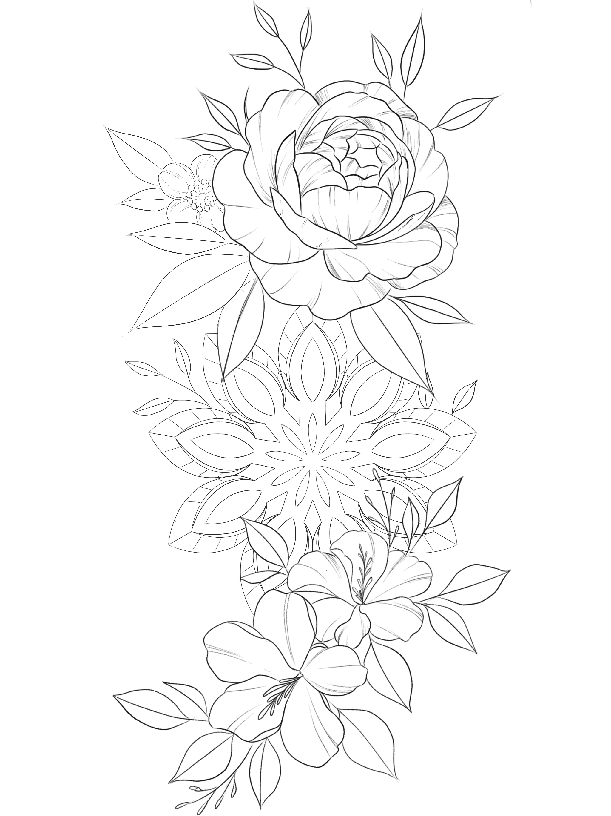 flowers tattoo