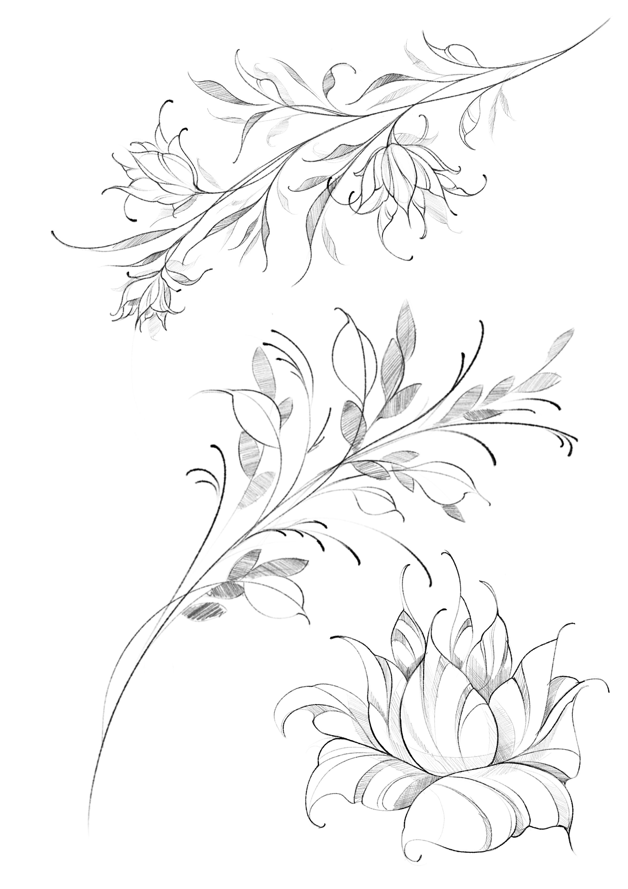 flowers tattoo