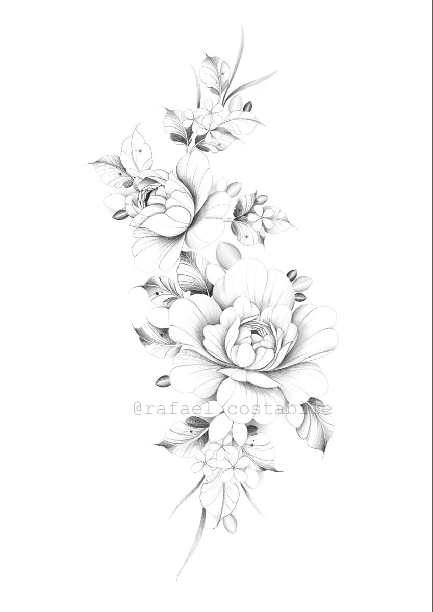 flowers tattoo