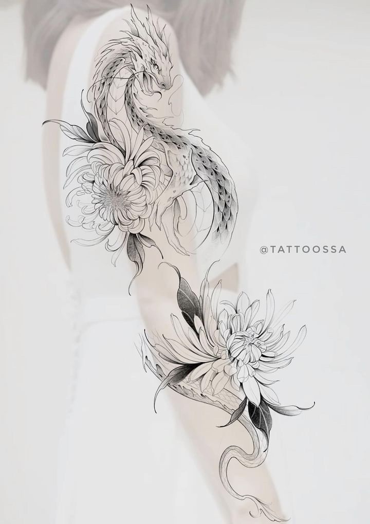 flowers tattoo