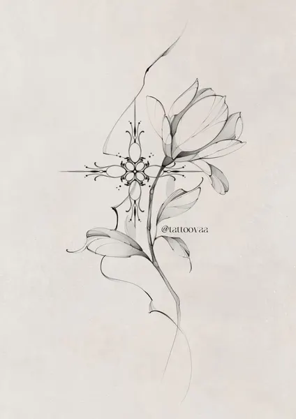 flowers tattoo