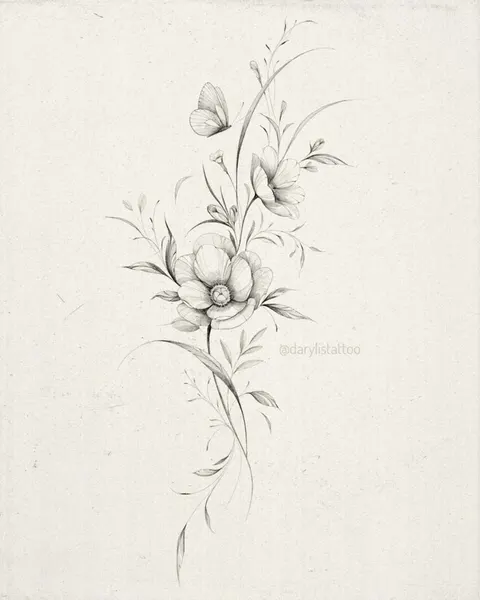 flowers tattoo