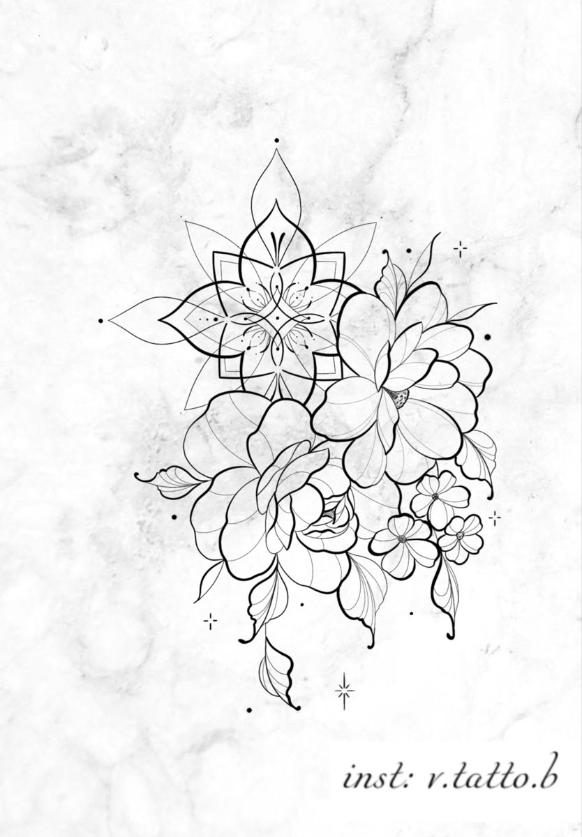 flowers tattoo