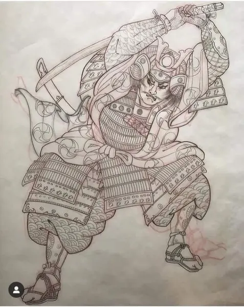 Samurai tattoo idea