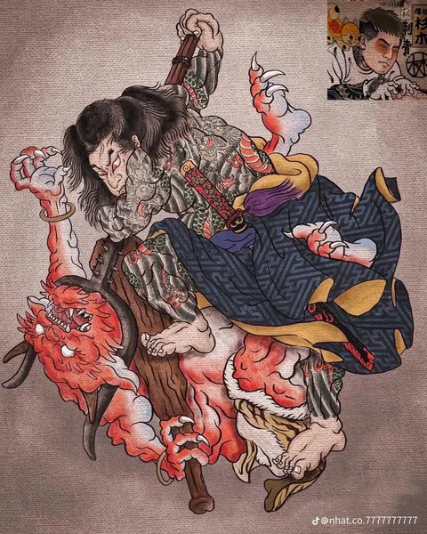 900+ ý tưởng hay nhất về Samurai tattoo trong 2026