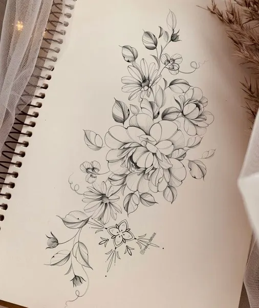 flowers tattoo