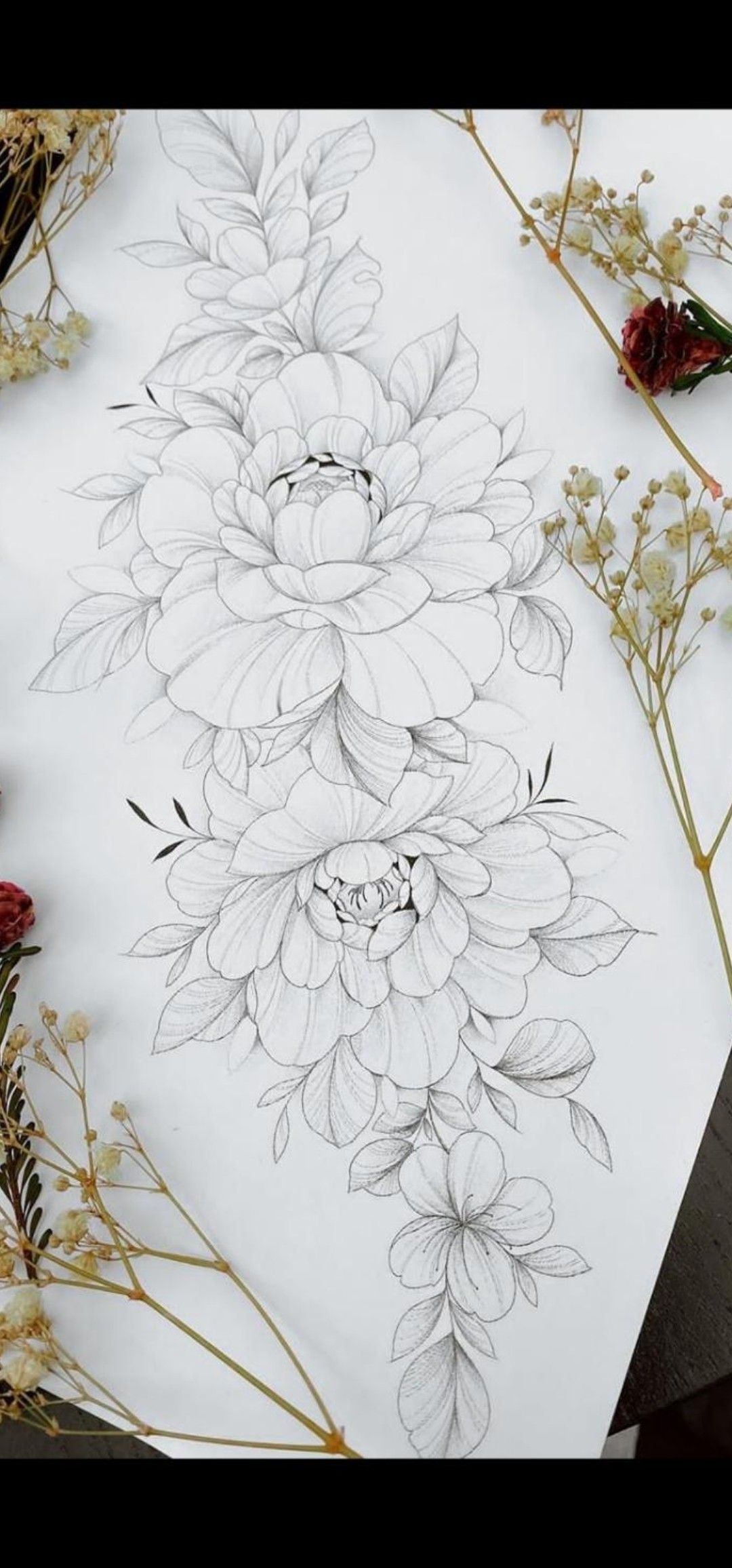 flowers tattoo
