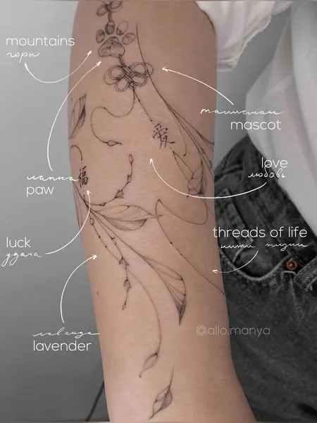 flowers tattoo