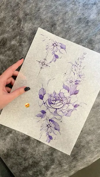 flowers tattoo