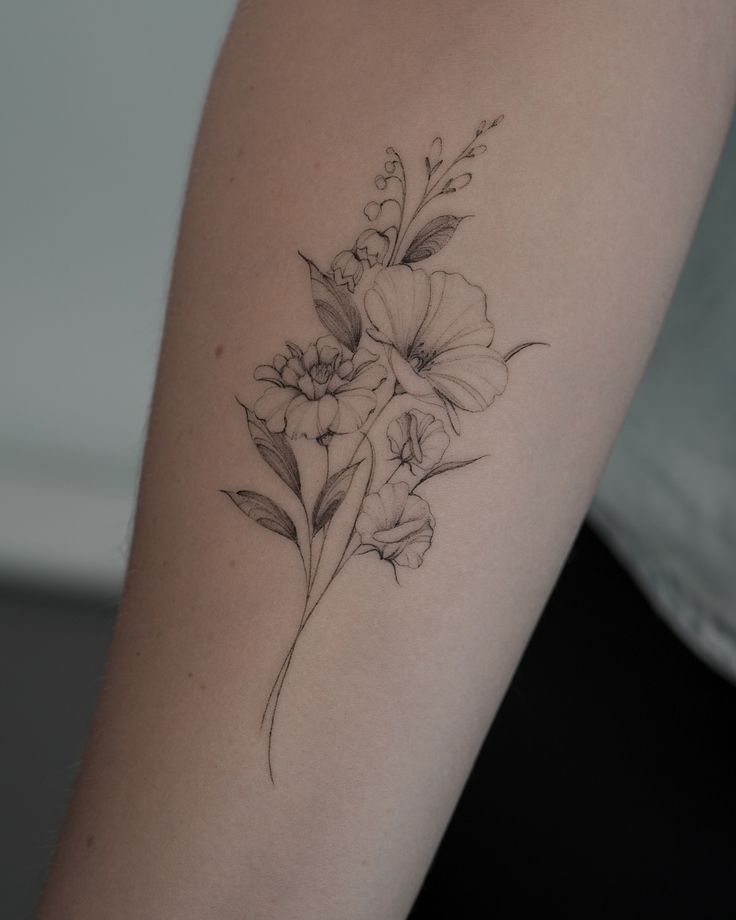 flowers tattoo