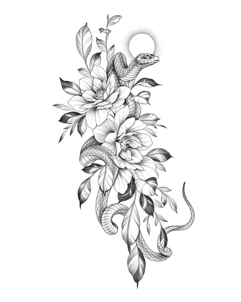 flowers tattoo